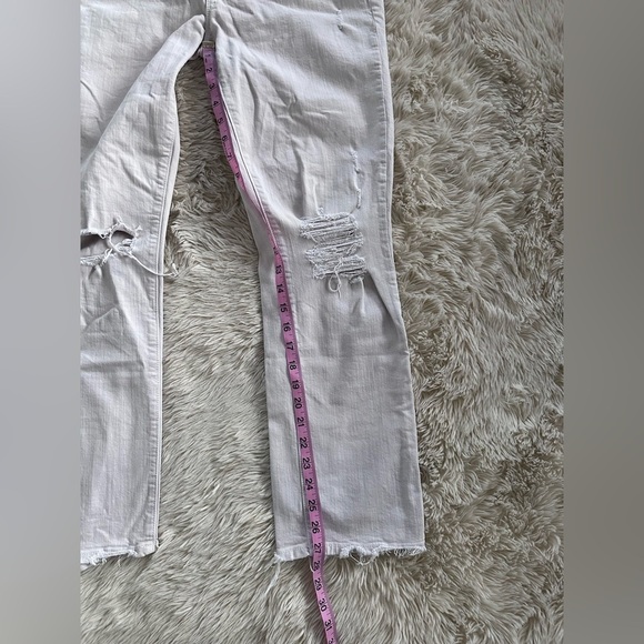 Mother Superior Denim High Waisted Rascal Ankle Jeans Devil Drinks Coffee Sz 30 - Picture 7 of 15